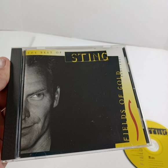 🔥4/$20 The Best Of Sting CD Fields Of Gold 1984-1994 -Vintage  *MINIMAL WEAR - Picture 2 of 13